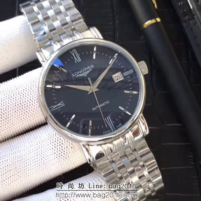 LONGINES浪琴 簡約時尚 全自動機械男士腕表 WSS1730